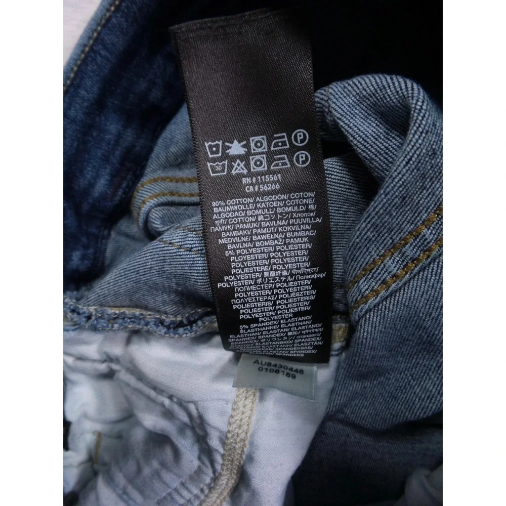 7 For All Mankind Jeans Womens Size 26 Blue Denim Aubrey High Waist Ankle Skinny